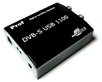 Спутниковое ТВ на ноутбуке с помощью Prof DVB-S 1100 USB